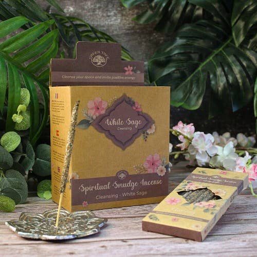 Räucherstäbchen mit weißem Salbei - Reinigung