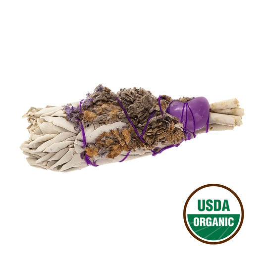 Amethyst-Salbei-Fackel 10 cm
