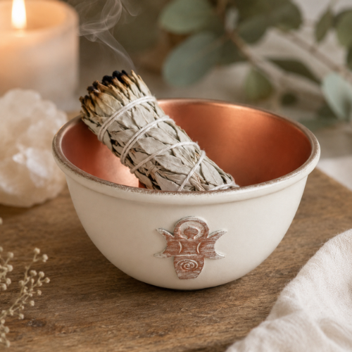 Göttinnen-Räucherschale für Salbei und Palo Santo